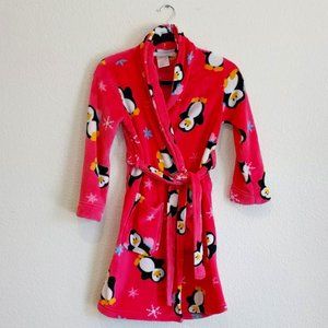 Fleece Pink Girls Robe Size 7/8